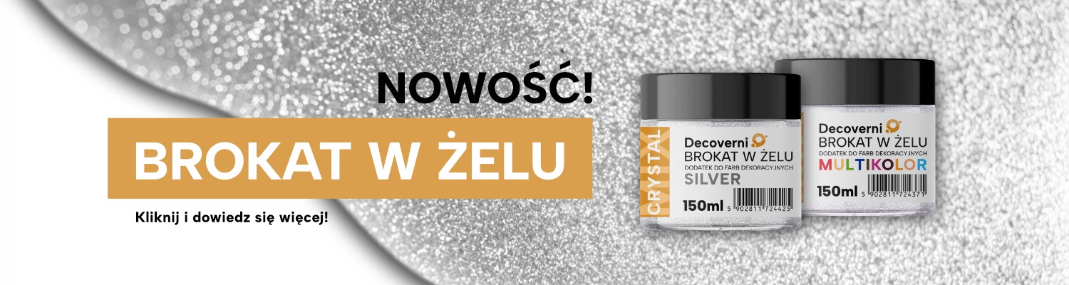 Brokaty w żelu - baner